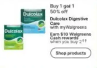 Walgreens Dulcolax Digestive Care offer