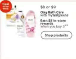 Walgreens Olay Bath Care offer