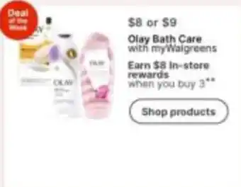 Walgreens Olay Bath Care offer