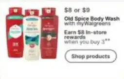 Walgreens Old Spice Body Wash offer