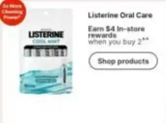 Walgreens Listerine oral care offer