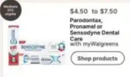 Walgreens Sensodyne Dental Care offer