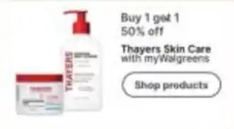 Walgreens Thayers Skin Care offer