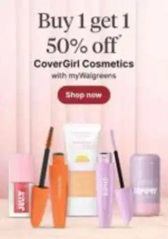 Walgreens CoverGirl Cosmetics offer