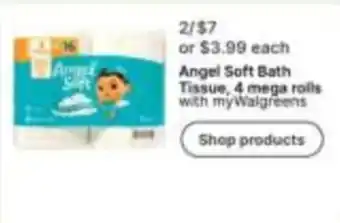 Walgreens Angel Soft Bath Tissue offer