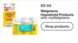 Walgreens Walgreens household products with myWalgreens offer