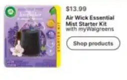 Walgreens Air Wick Essential Mist Starter Kit offer