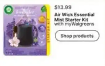 Walgreens Air Wick Essential Mist Starter Kit offer