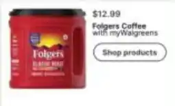 Walgreens Folgers Coffee offer