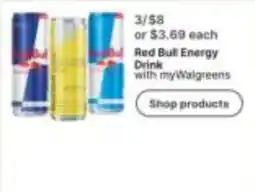 Walgreens Red Bull Energy Drink offer