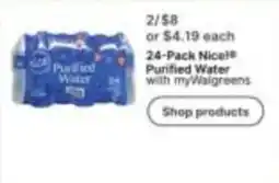 Walgreens Nice! Purified Water offer