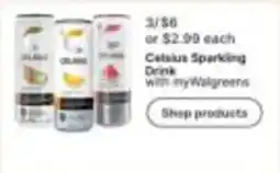 Walgreens Celsius Sparkling Drink offer