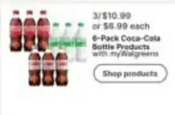 Walgreens 6-Pack Coca-Cola Bottle Products offer