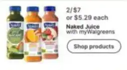 Walgreens Naked Juice with myWalgreens offer