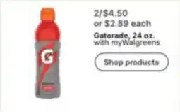 Walgreens Gatorade offer
