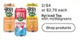 Walgreens Ryl Iced Tea offer