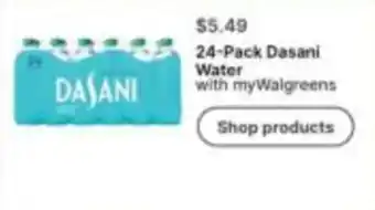 Walgreens Dasani water offer
