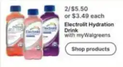 Walgreens Electrolyte Hydration Drink with myWalgreens offer