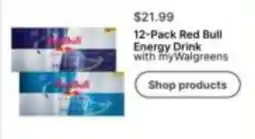 Walgreens Red Bull Energy Drink offer