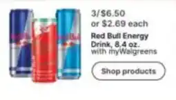 Walgreens Red Bull Energy Drink offer