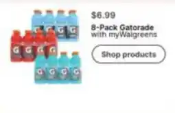 Walgreens 8-Pack Gatorade with myWalgreens offer