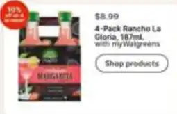 Walgreens Rancho La Gloria margarita offer