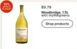 Walgreens Woodbridge white wine offer