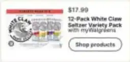 Walgreens White Claw Seltzer Variety Pack offer