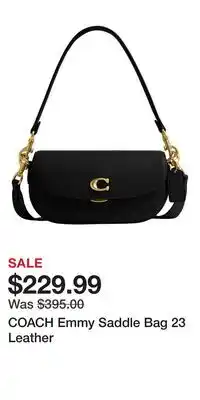 Nordstrom COACH Emmy Saddle Bag 23 Leather offer
