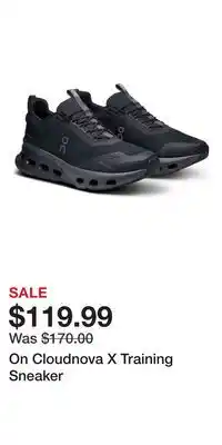 Nordstrom On Cloudnova X Training Sneaker offer