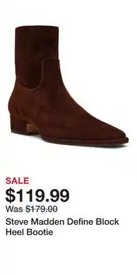 Nordstrom Steve Madden Define Block Heel Bootie offer