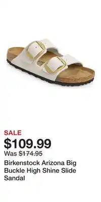 Nordstrom Birkenstock Arizona Big Buckle High Shine Slide Sandal offer