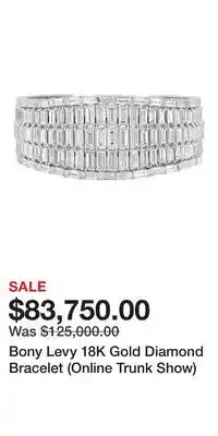 Nordstrom Bony Levy 18K Gold Diamond Bracelet (Online Trunk Show) offer