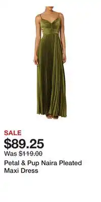 Nordstrom Petal & Pup Naira Pleated Maxi Dress offer