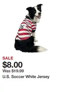 Petsmart U.S. Soccer White Jersey offer