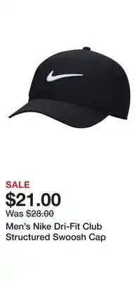 Kohl's Men's Nike Dri-Fit Club Structured Swoosh Cap offer