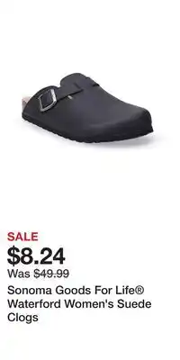 Kohl's Sonoma Goods For Life Waterford Women's Suede Clogs offer