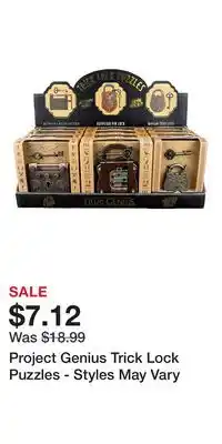 Kohl's Project Genius Trick Lock Puzzles - Styles May Vary offer