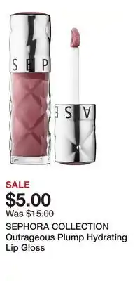 Kohl's SEPHORA COLLECTION Outrageous Plump Hydrating Lip Gloss offer