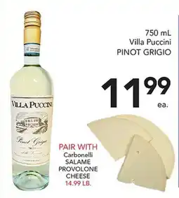 Pete's Fresh Market 750 mL Villa Puccini PINOT GRIGIO offer