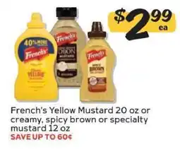 Winn Dixie French's Mustard offer