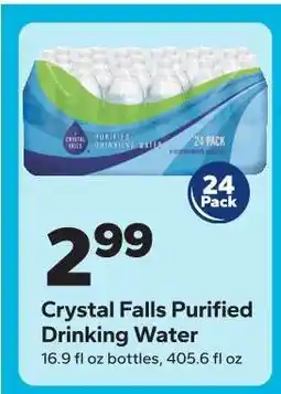 Save a Lot Crystal Falls Purified Drinking Water offer