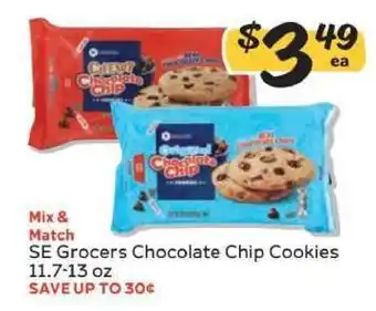 Winn Dixie SE Grocers Chocolate Chip Cookies offer