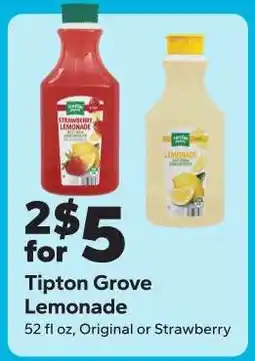 Save a Lot Tipton Grove Lemonade offer