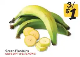 Winn Dixie Green Plantains offer