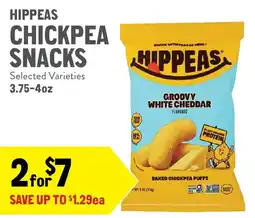 New Seasons Market Hippeas chickpea snacks offer