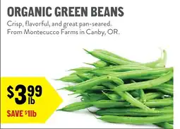 New Seasons Market Organic Green Beans offer