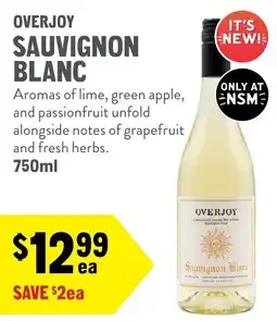 New Seasons Market Overjoy Sauvignon Blanc offer