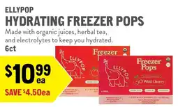 New Seasons Market Ellypop hydrating freezer pops offer