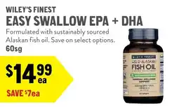 New Seasons Market Wiley's Finest Easy Swallow EPA + DHA offer